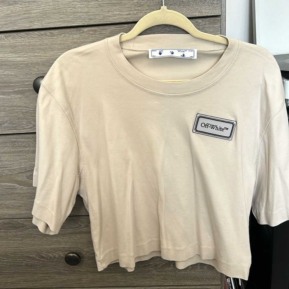 Off-white crop top